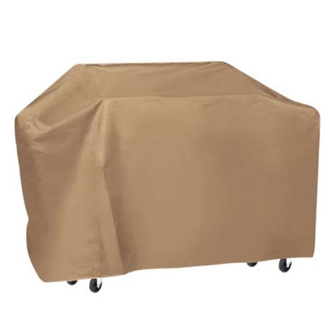 57-inch BBQ Grill Cover Weather Resistant Outdoor Barbeque Grill Covers UV Resistant Tan, 1 unit ...