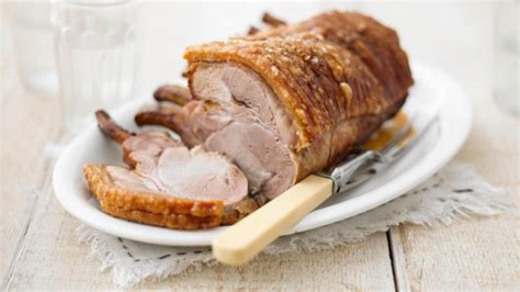 Roast pork with crackling recipe - BBC Food