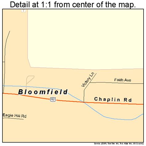 Bloomfield Kentucky Street Map 2107516