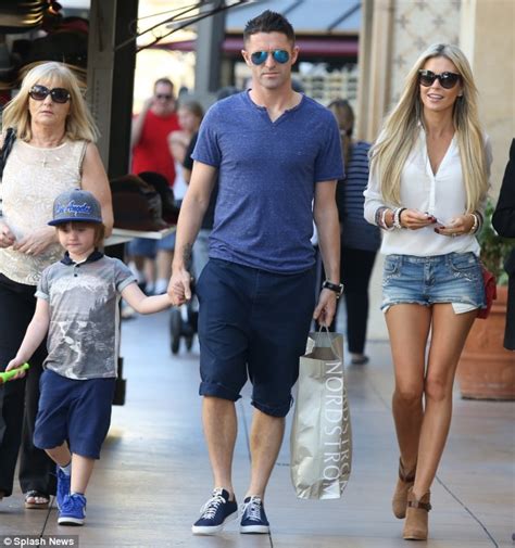 HollyNolly: Robbie Keane enjoys a family day out with his wife and son in West Hollywood