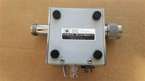 General Microwave N172AL RF PIN Diode Attenuator Modulator Type-N(m-f ...
