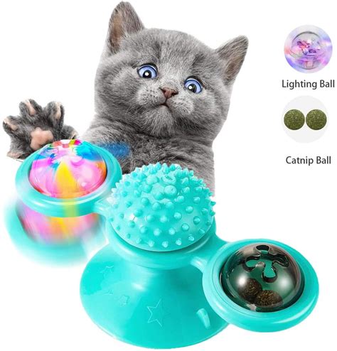 Cats LOQUAT Cat Toy Turntable,Interactive Puzzle Training Turntable ...