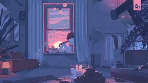 Chill on Dog, lofi city computer HD wallpaper | Pxfuel