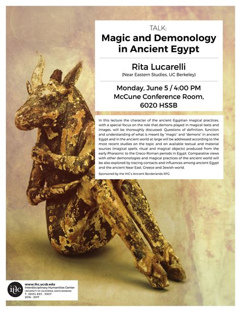 Magic and Demonology in Ancient Egypt - Interdisciplinary Humanities ...