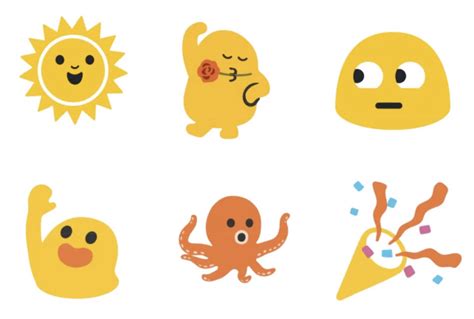 Google Brings Back Blob Emoji, Available as Stickers for Gboard and ...