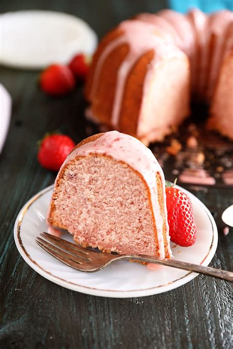 Strawberry Jam Pound Cake - Southern Bite