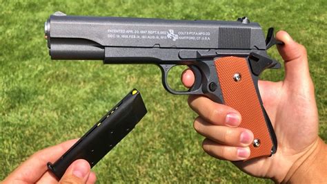 Pistolet jouet réaliste - COLT 1911 Airsoft Gun à moins de 10 ...