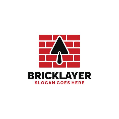 Bricklayer logo design vector illustration 27945022 Vector Art at Vecteezy