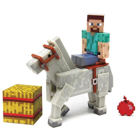 Minecraft Steve with Horse Action Figure - Walmart.com