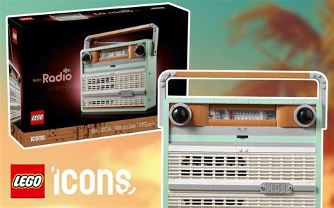 LEGO Icons 10334: Retro Radio with Soundbrick revealed!