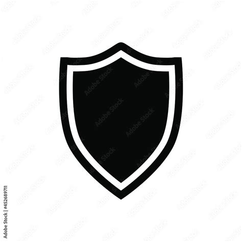 Shild icon vector. Defence illustration sign. Armor symbol. protection ...