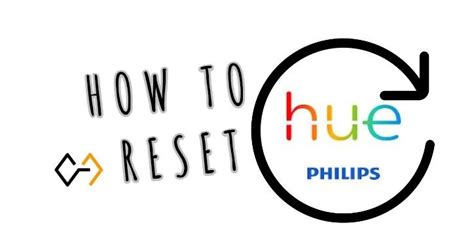 How to Reset Philips Hue Smart Lights? - CondoChance