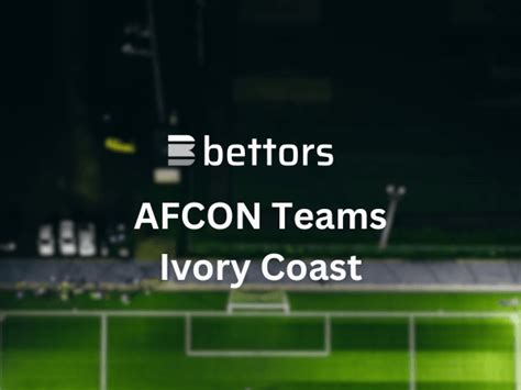 Ivory Coast AFCON 2023/204 Squad | Bet on the African Top Team!