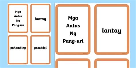 Antas ng Pang-Uri Flashcards | Elementary | Twinkl - Twinkl