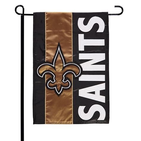 New Orleans Saints 12.5" x 18" Embellish Garden Flag