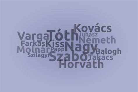 A Complete List of Hungarian Last Names + Meanings - FamilyEducation