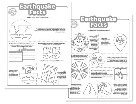 Cool Earthquake Facts Coloring Pages Kids Activities Blog