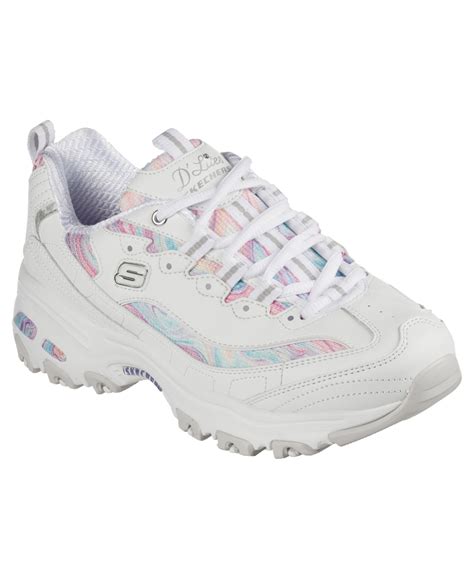 Skechers Women's D'lites - Whimsical Dreams Wide Width Walking Sneakers From Finish Line In ...