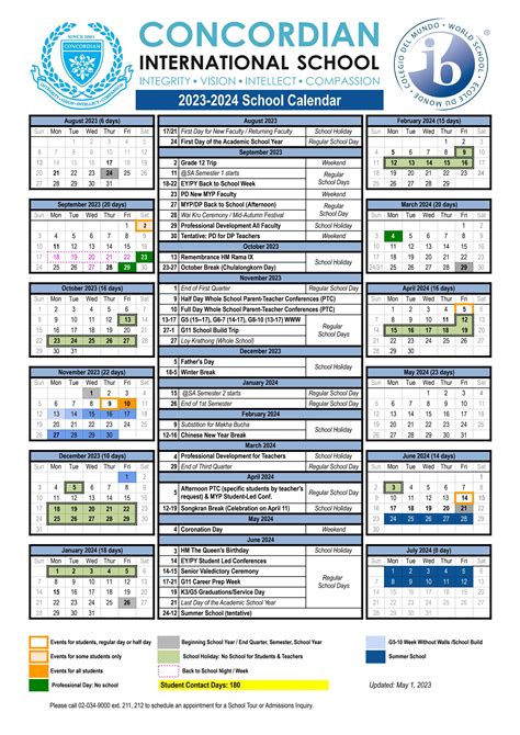 Concordian - School Calendar by Concordian International School - Issuu