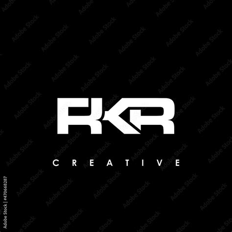 RKR Letter Initial Logo Design Template Vector Illustration Stock ...