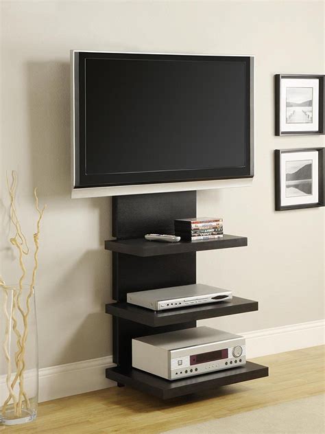 Ameriwood Home Elevation TV Stand for TVs 60" Wide, Black | Bedroom tv stand, Wall mount tv ...