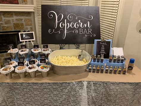 How to Make a Popcorn Bar - My Inspiration Corner