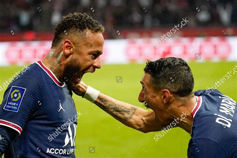 Neymar Jr Psg Celebrates Goal Scorerangel Editorial Stock Photo - Stock Image | Shutterstock