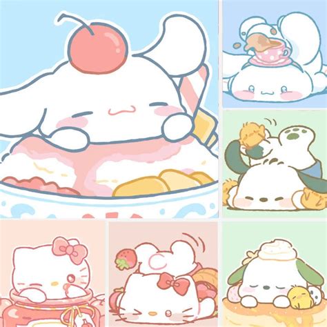 Sanrio Characters Art Sanrio Kuromi Mymelody Cinnamoroll Pochacco ...