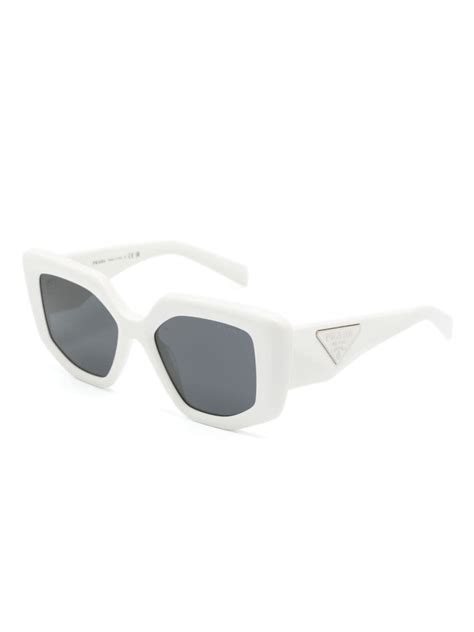 Prada Eyewear Symbole triangle-logo Sunglasses - Farfetch