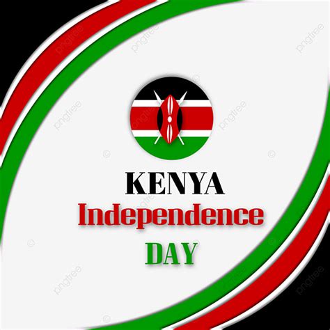 Independence Day Flag Vector Hd PNG Images, Kenya Independence Day Flag Simple Art, Kenya ...