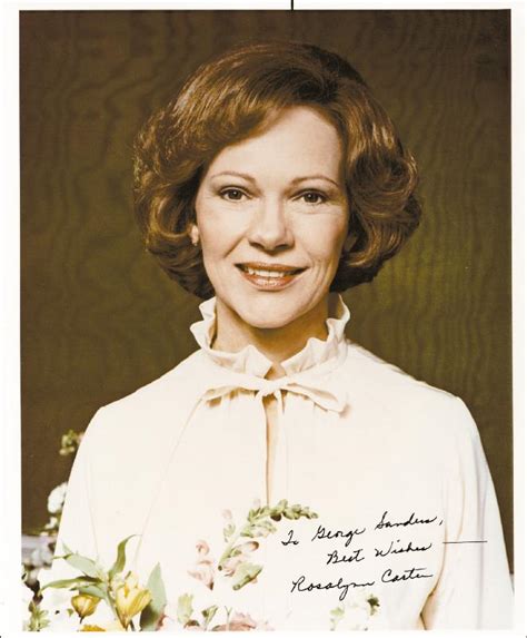 First Lady Rosalynn Carter - Autographed Inscribed Photograph ...