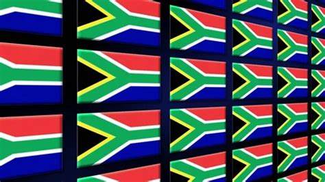 South Africa Flag Animated Background 3d... | Stock Video | Pond5