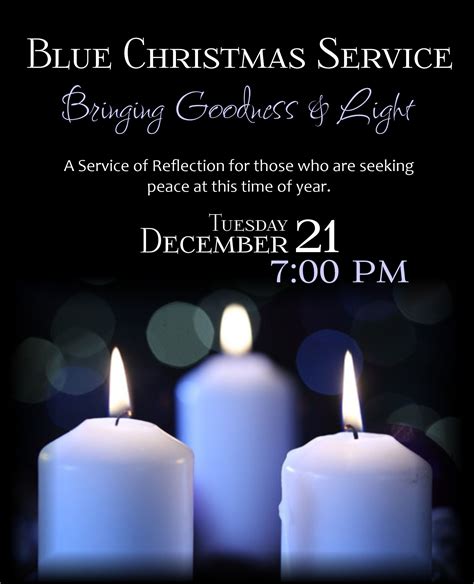 Blue Christmas Service - Explore Washington CT