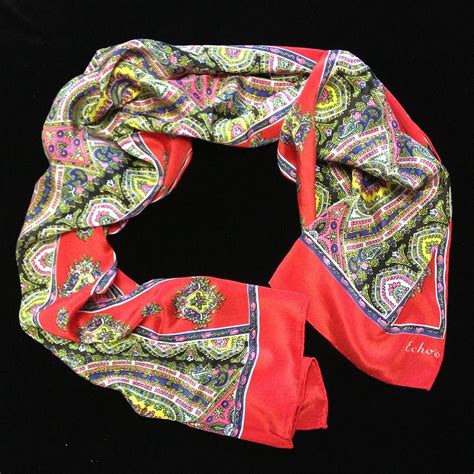 Vintage Silk Patterned Echo Scarf By Iamia | notonthehighstreet.com