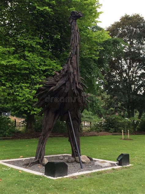 Moa stock photo. Image of zealand, sculpture, statue - 43116754