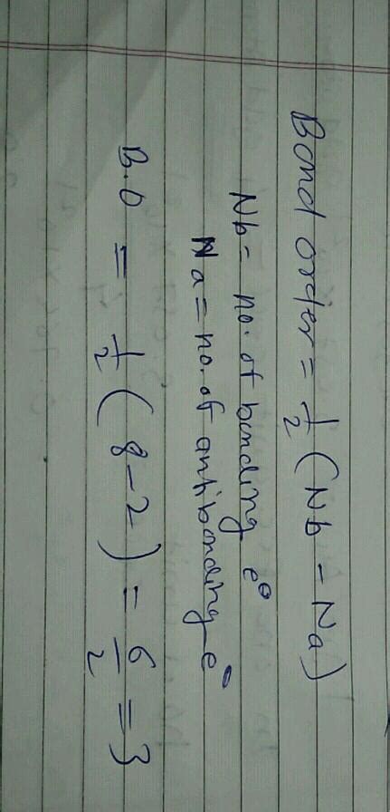 57. g) CN The ground state electronic configuration of valence shell ...