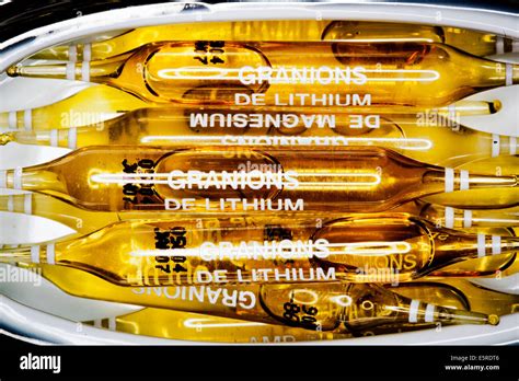 Glass ampoules of several trace elements Stock Photo - Alamy