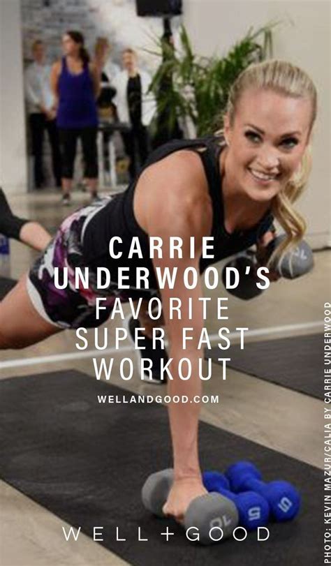 Carrie Underwood's favorite workout is HIIT | Well+Good | Celebrity ...