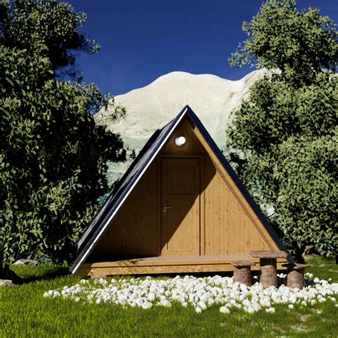 Glamping cabin 3D model - TurboSquid 1607100