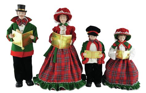 Santa's Workshop 4 Piece Christmas Day Caroler Figurine Set ENW1485 | eBay