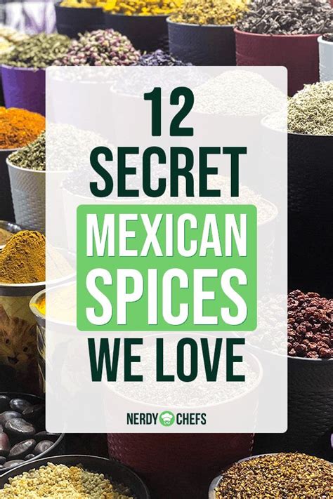 Check out this list of secret mexican spices that will make your cooking taste authentic. # ...