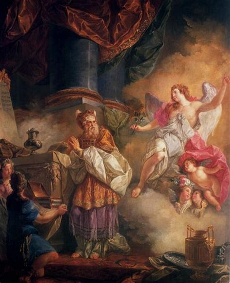 The Visit of the Angel to Zechariah - Luis Paret y Alcazar - WikiArt.org