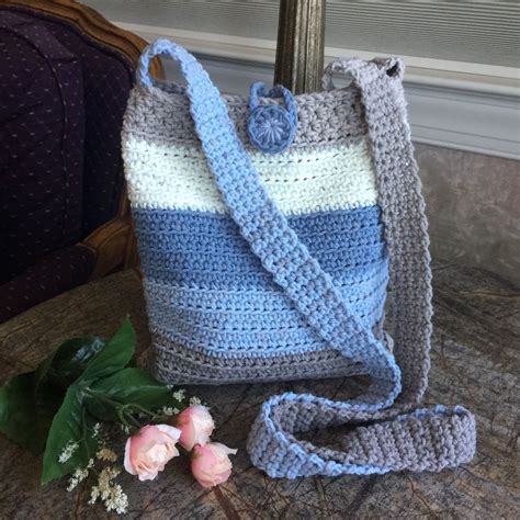 Cross Body Bag Bag Purse Handbag Crochet Bag Shoulder | Etsy | Crochet ...