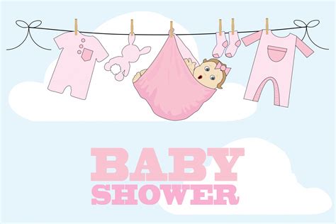 Baby Shower Card Girl Free Stock Photo - Public Domain Pictures