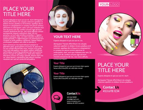 Beauty Supply Brochure Template | MyCreativeShop