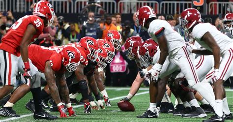 Betting line moves for Georgia vs Alabama