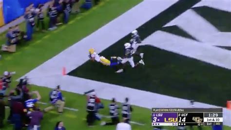 WATCH: Justin Jefferson makes highlight catch for much-needed LSU TD