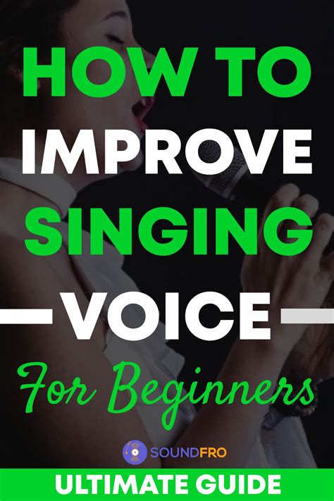 How To Improve Singing Voice For Beginners: Ultimate Guide |‌ ‌SoundFro in 2021 | Singing ...