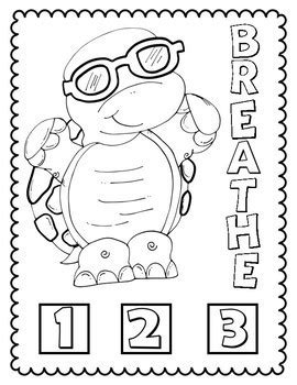 Tucker Turtle: Youth Coloring Pages by Positive Counseling | TpT