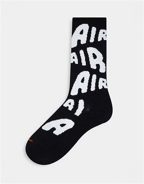 Nike Air logo socks in black | ASOS